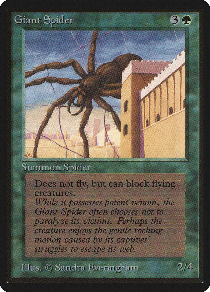 Giant Spider [Limited Edition Beta] | Webway Games