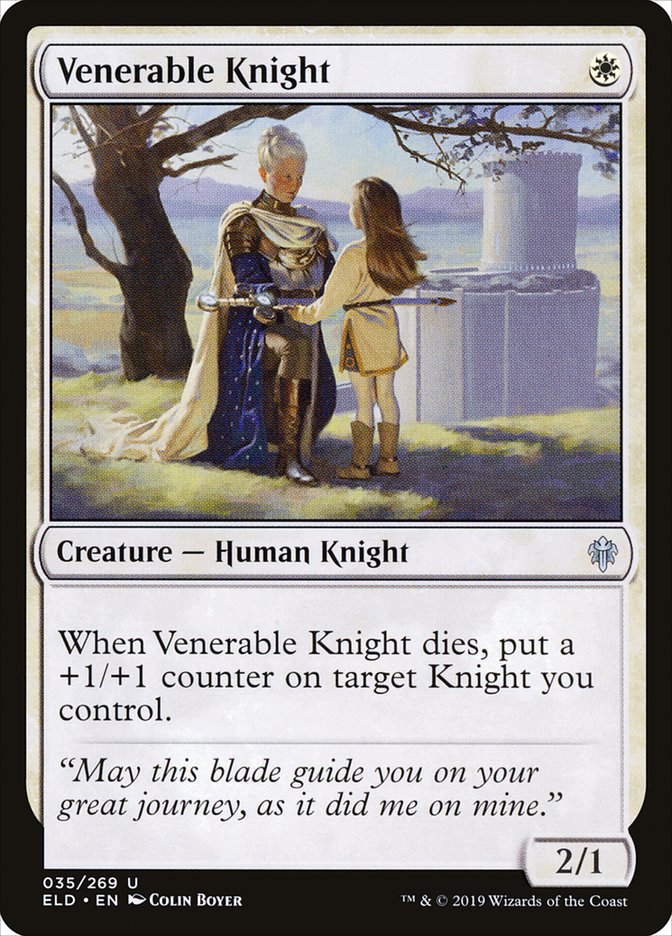 Venerable Knight [Throne of Eldraine] | Webway Games