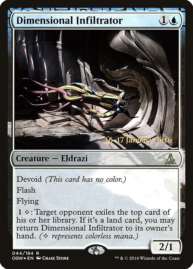 Dimensional Infiltrator (Prerelease) [Oath of the Gatewatch Prerelease Promos] | Webway Games