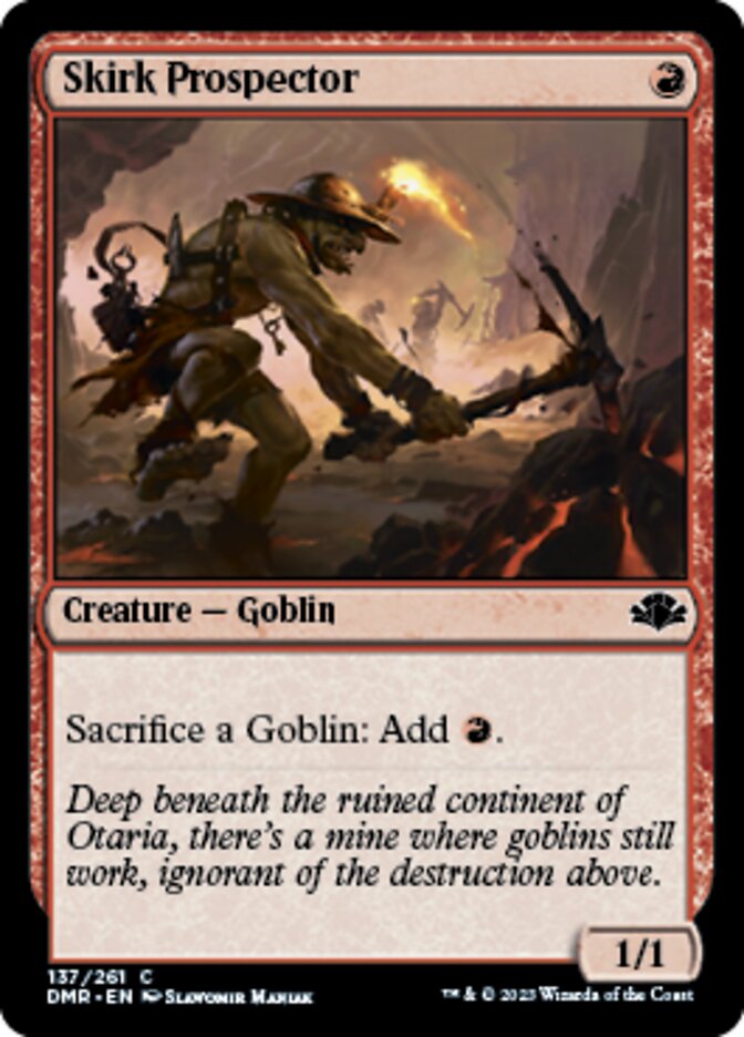 Skirk Prospector [Dominaria Remastered] | Webway Games