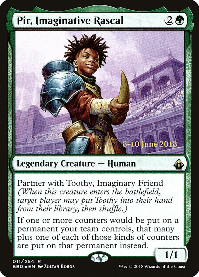Pir, Imaginative Rascal  (Prerelease) [Battlebond Prerelease Promos] | Webway Games