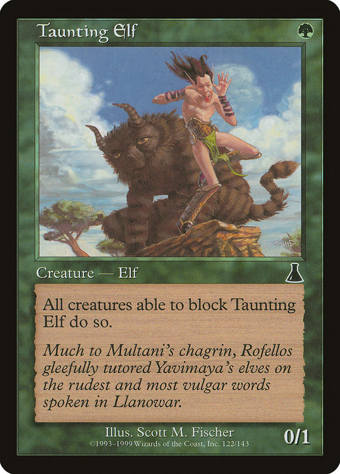 Taunting Elf [Urza's Destiny] | Webway Games