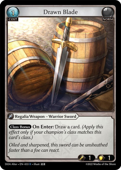 Drawn Blade (033) [Dawn of Ashes: Alter Edition] | Webway Games