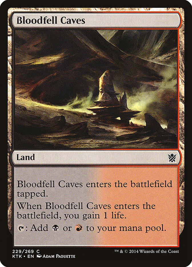 Bloodfell Caves [Khans of Tarkir] | Webway Games