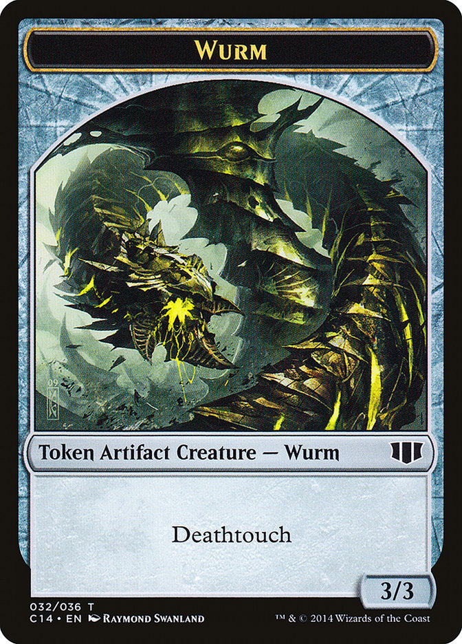 Wurm (032/036) // Goat Double-sided Token [Commander 2014 Tokens] | Webway Games