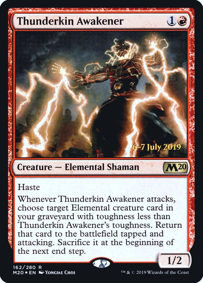 Thunderkin Awakener  [Core Set 2020 Prerelease Promos] | Webway Games