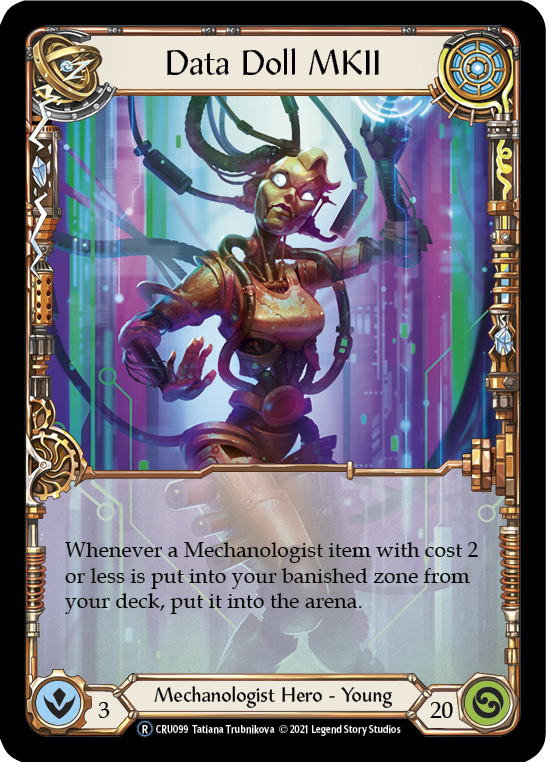 Data Doll MKII (Rainbow Foil) [CRU099-RF] Unlimited Rainbow Foil | Webway Games