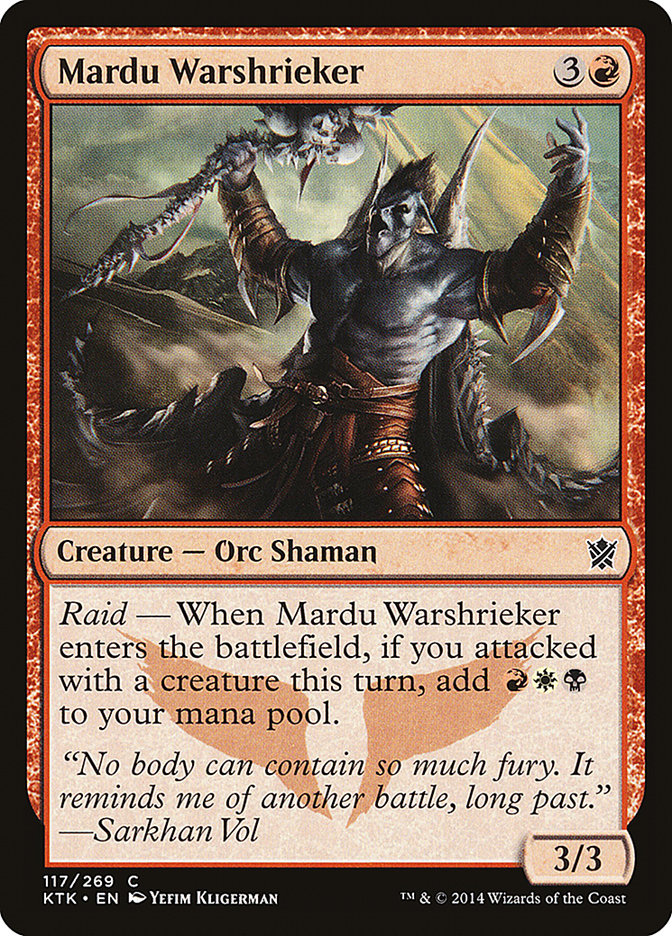 Mardu Warshrieker [Khans of Tarkir] | Webway Games