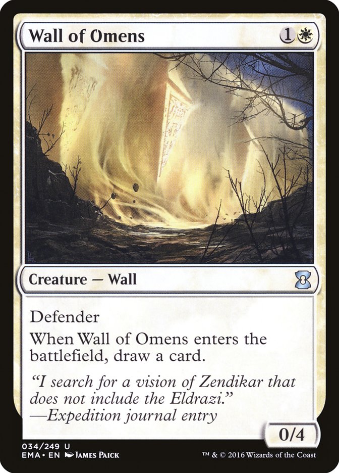 Wall of Omens [Eternal Masters] | Webway Games