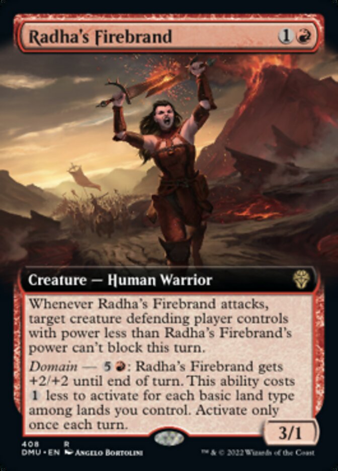 Radha's Firebrand (Extended Art) [Dominaria United] | Webway Games