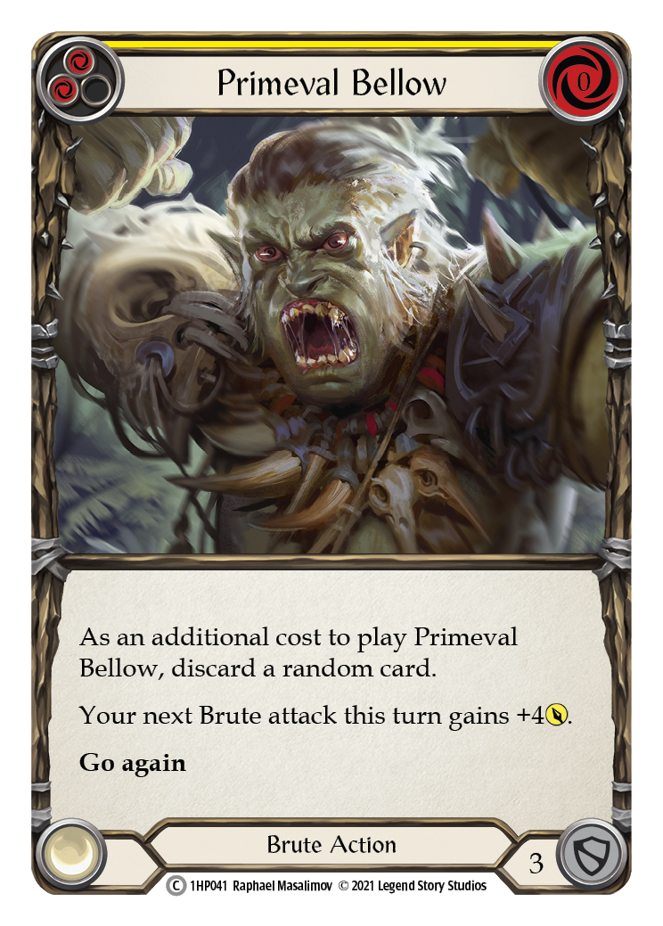 Primeval Bellow (Yellow) [1HP041] | Webway Games