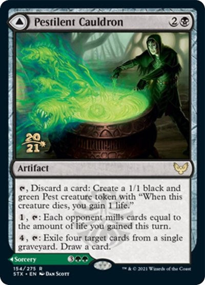 Pestilent Cauldron // Restorative Burst [Strixhaven: School of Mages Prerelease Promos] | Webway Games
