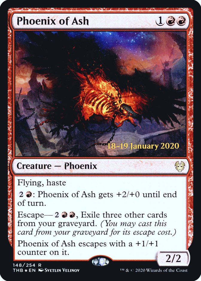 Phoenix of Ash [Theros Beyond Death Prerelease Promos] | Webway Games