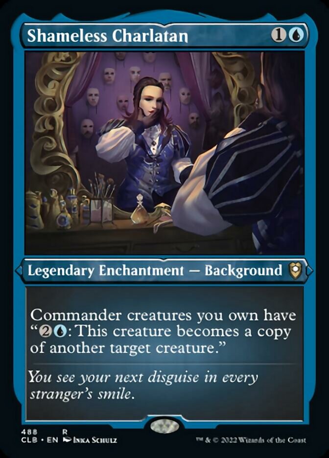 Shameless Charlatan (Foil Etched) [Commander Legends: Battle for Baldur's Gate] | Webway Games