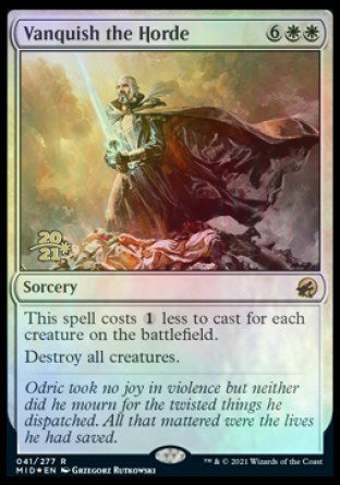 Vanquish the Horde [Innistrad: Midnight Hunt Prerelease Promos] | Webway Games