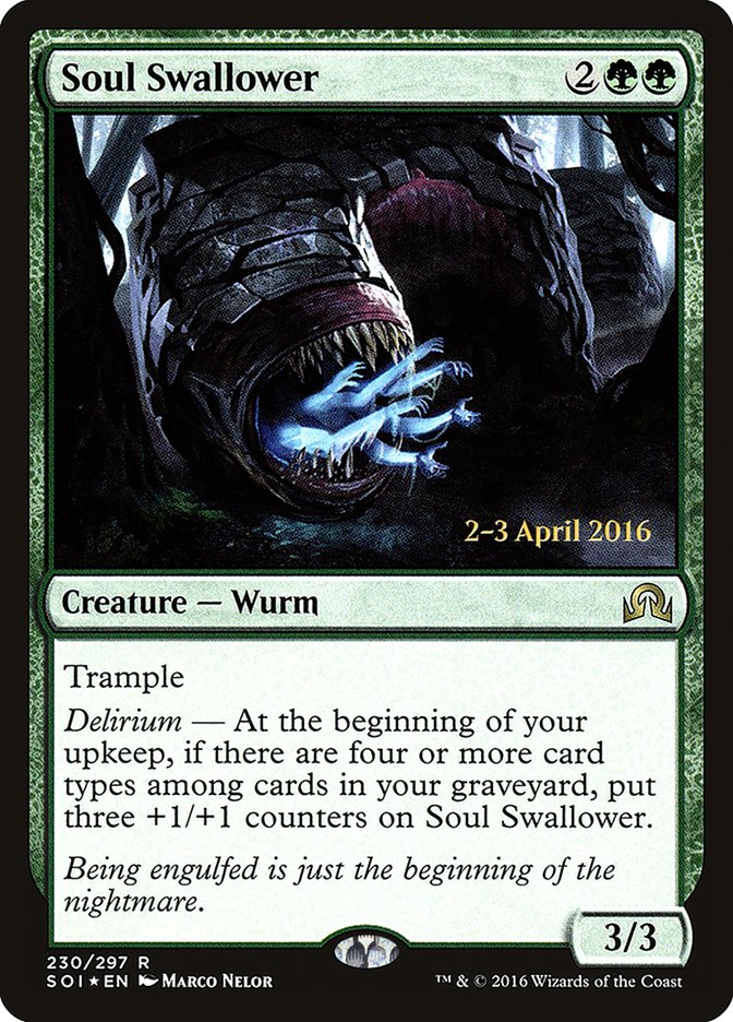 Soul Swallower (Prerelease) [Shadows over Innistrad Prerelease Promos] | Webway Games
