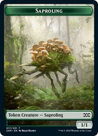 Saproling // Servo Double-sided Token [Double Masters Tokens] | Webway Games