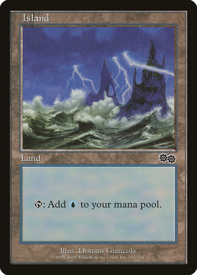 Island (#335) [Urza's Saga] | Webway Games