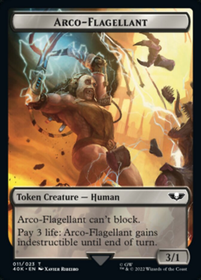 Soldier (004) // Arco-Flagellant Double-sided Token [Universes Beyond: Warhammer 40,000 Tokens] | Webway Games