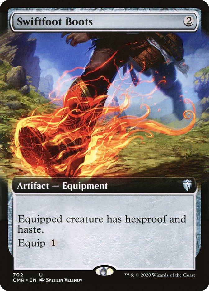 Swiftfoot Boots (Extended Art) [Commander Legends] | Webway Games