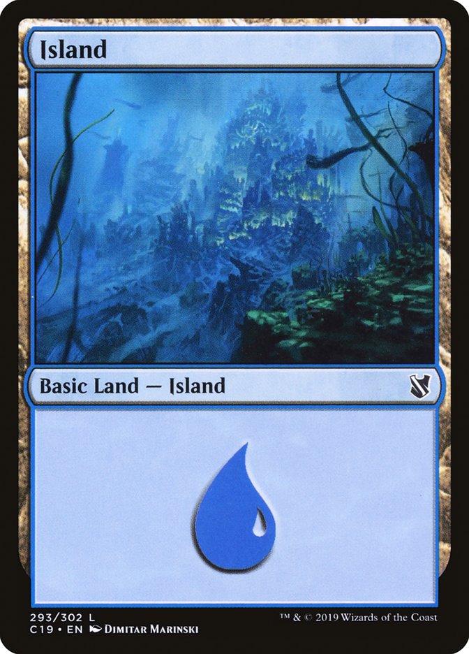 Island (#293) [Commander 2019] | Webway Games