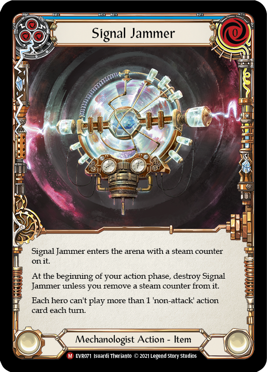 Signal Jammer [EVR071] (Everfest)  1st Edition Rainbow Foil | Webway Games
