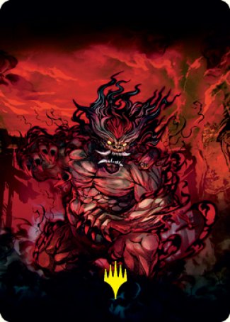 Vessel of the All-Consuming Art Card (Gold-Stamped Signature) [Kamigawa: Neon Dynasty Art Series] | Webway Games