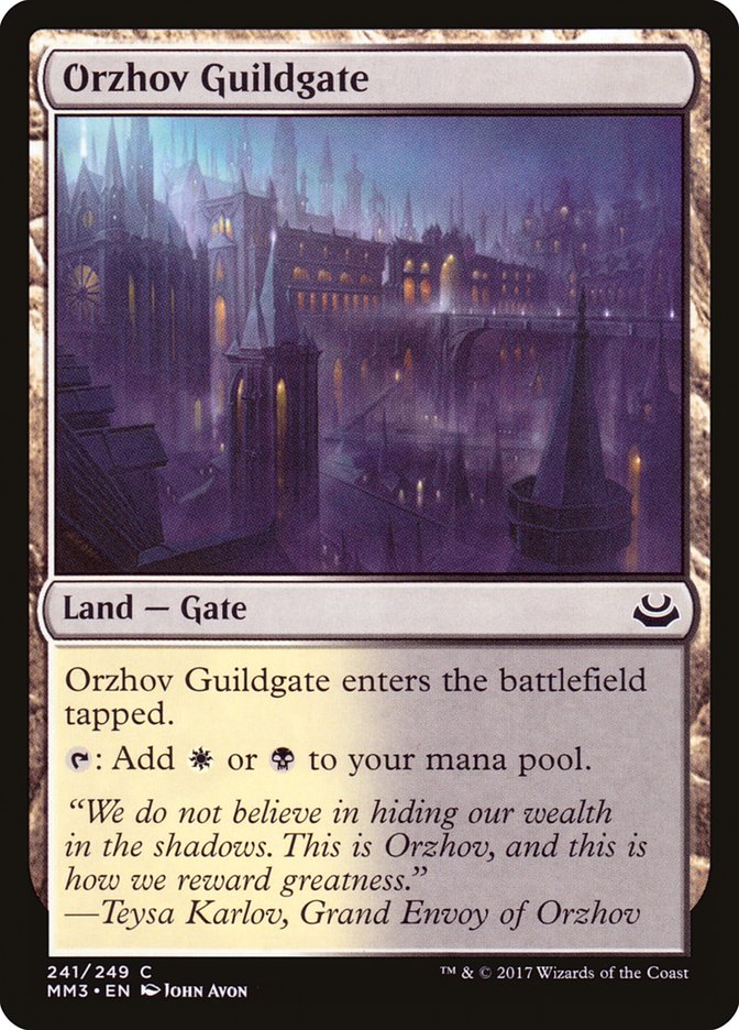 Orzhov Guildgate [Modern Masters 2017] | Webway Games
