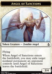 Angel of Sanctions // Drake Token [Amonkhet Tokens] | Webway Games