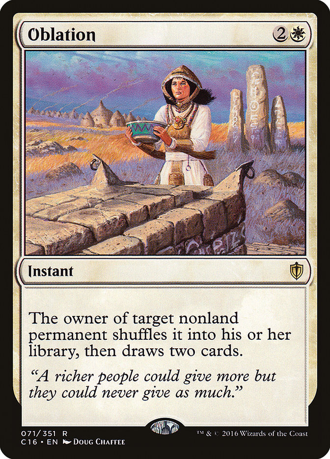 Oblation [Commander 2016] | Webway Games