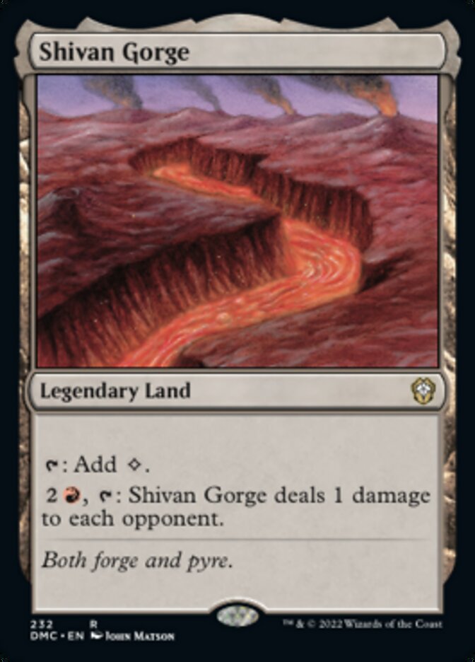 Shivan Gorge [Dominaria United Commander] | Webway Games