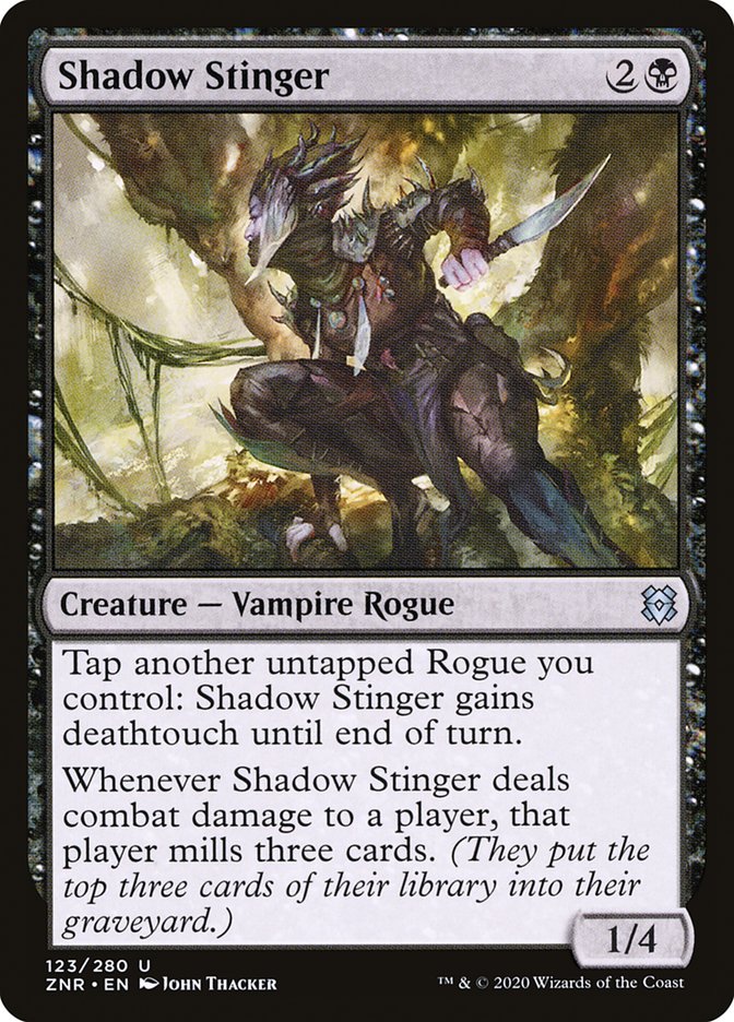 Shadow Stinger [Zendikar Rising] | Webway Games