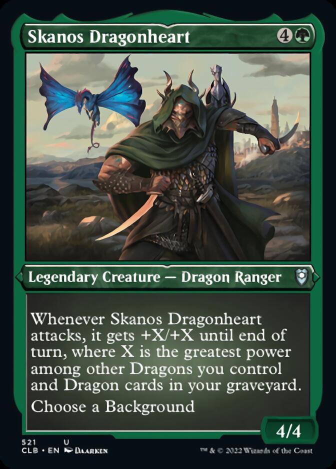 Skanos Dragonheart (Foil Etched) [Commander Legends: Battle for Baldur's Gate] | Webway Games