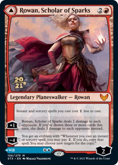 Rowan, Scholar of Sparks // Will, Scholar of Frost [Strixhaven: School of Mages Prerelease Promos] | Webway Games