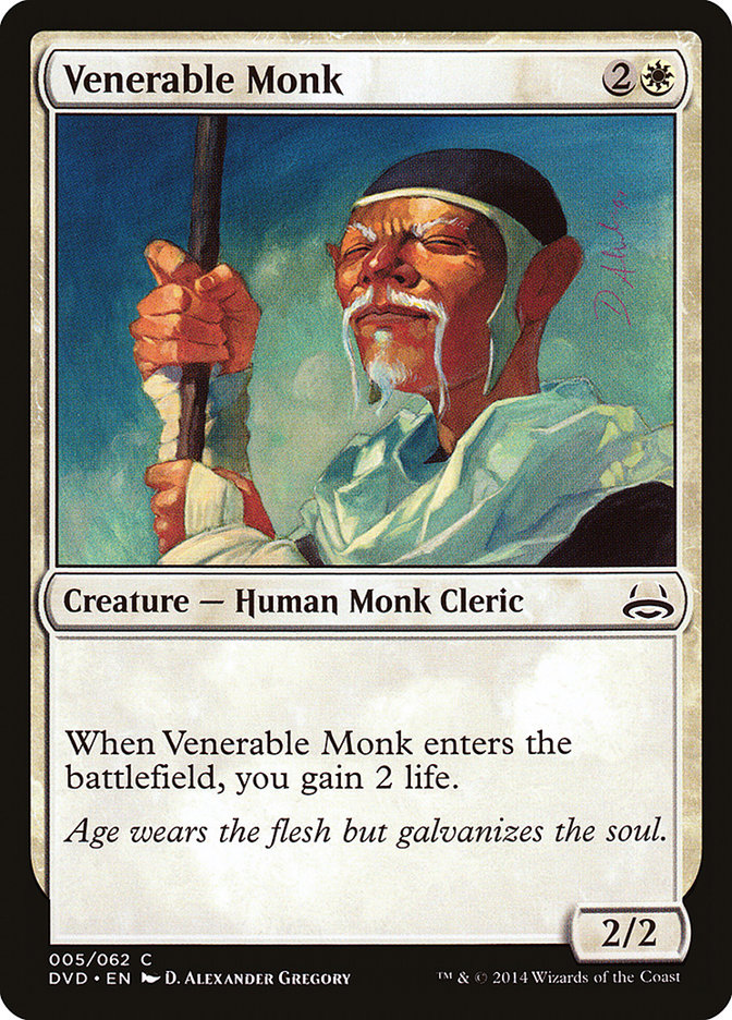 Venerable Monk (Divine vs. Demonic) [Duel Decks Anthology] | Webway Games