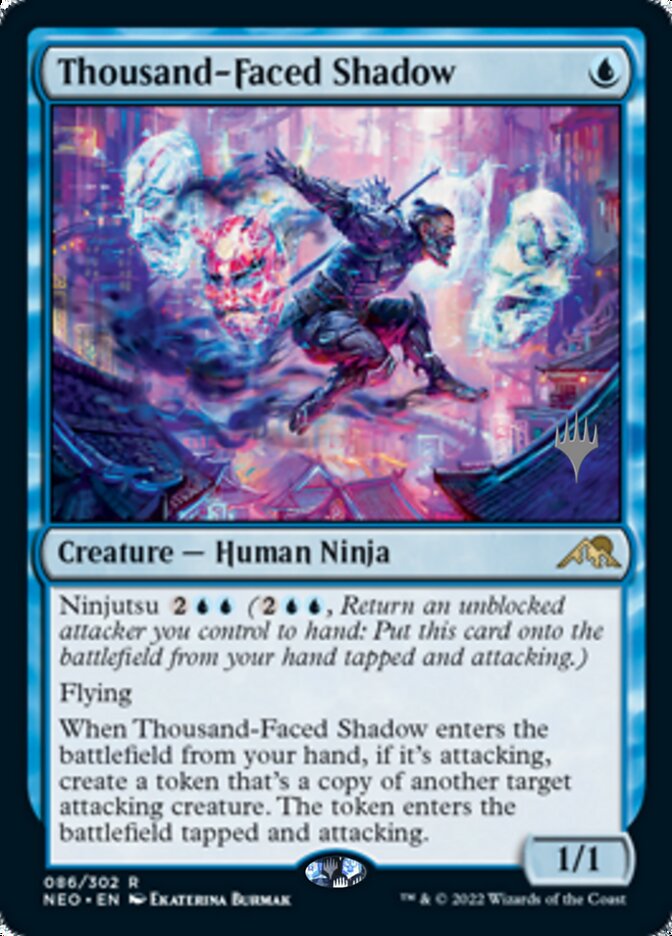Thousand-Faced Shadow (Promo Pack) [Kamigawa: Neon Dynasty Promos] | Webway Games