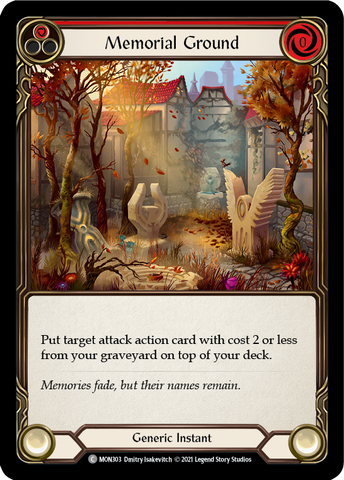 Memorial Ground (Red) [MON303] 1st Edition Normal