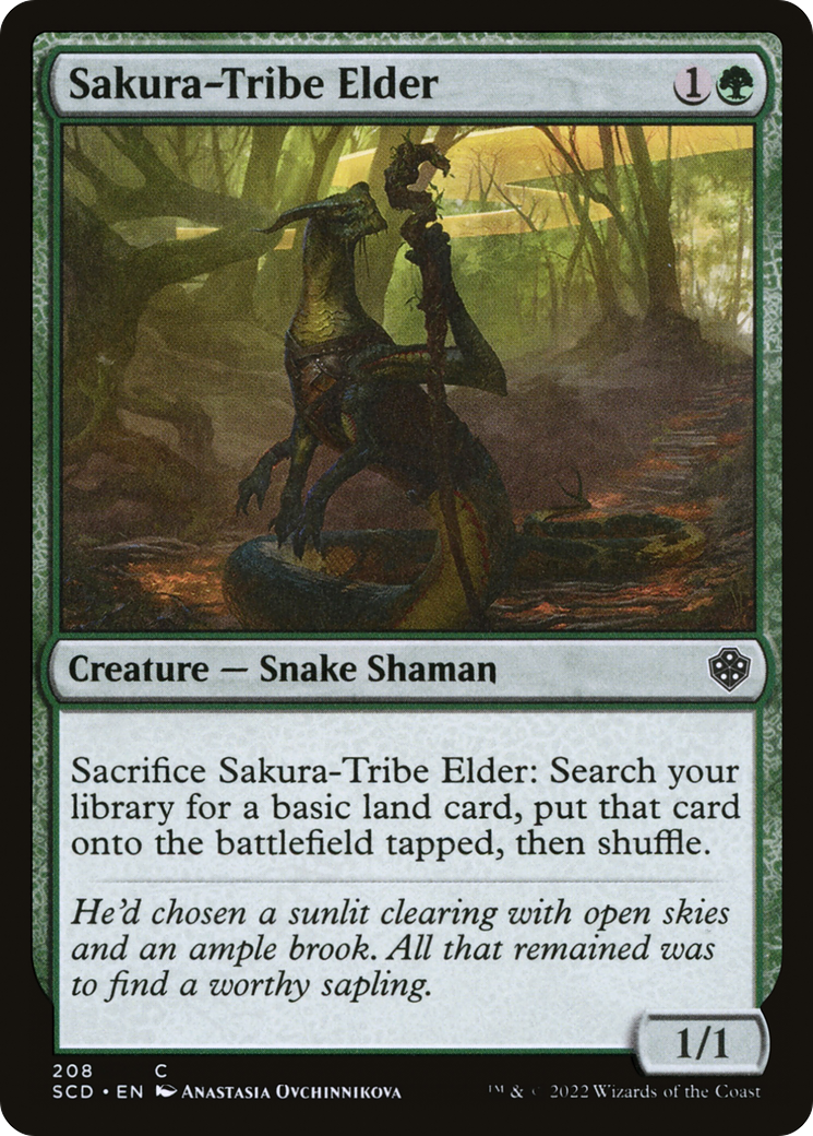 Sakura-Tribe Elder [Starter Commander Decks] | Webway Games