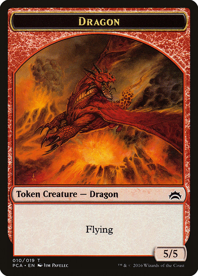 Dragon [Planechase Anthology Tokens] | Webway Games