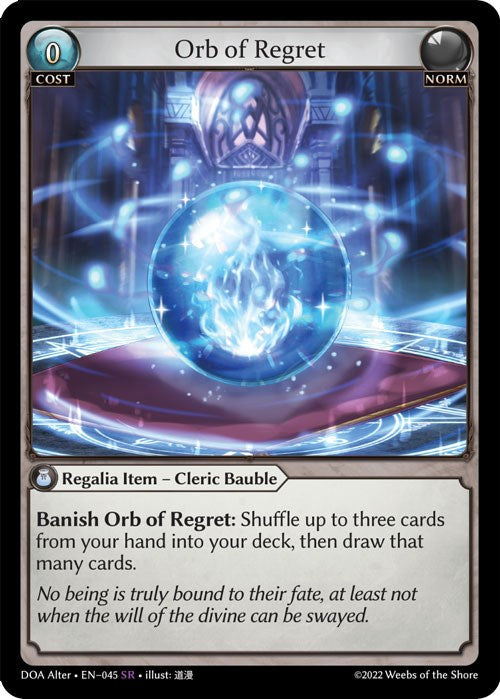 Orb of Regret (045) [Dawn of Ashes: Alter Edition] | Webway Games