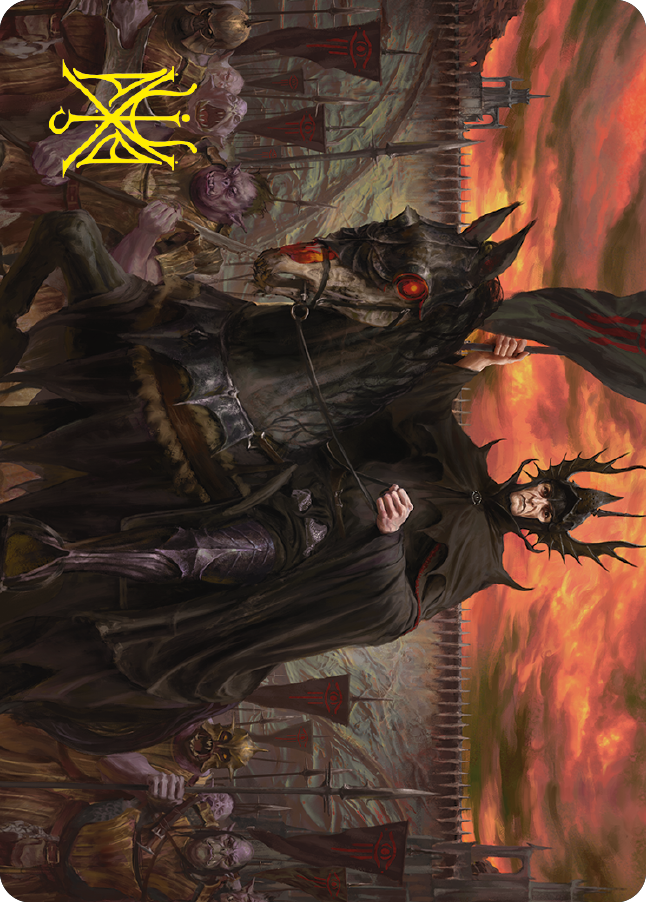 The Mouth of Sauron Art Card (Gold-Stamped Signature) [The Lord of the Rings: Tales of Middle-earth Art Series] | Webway Games