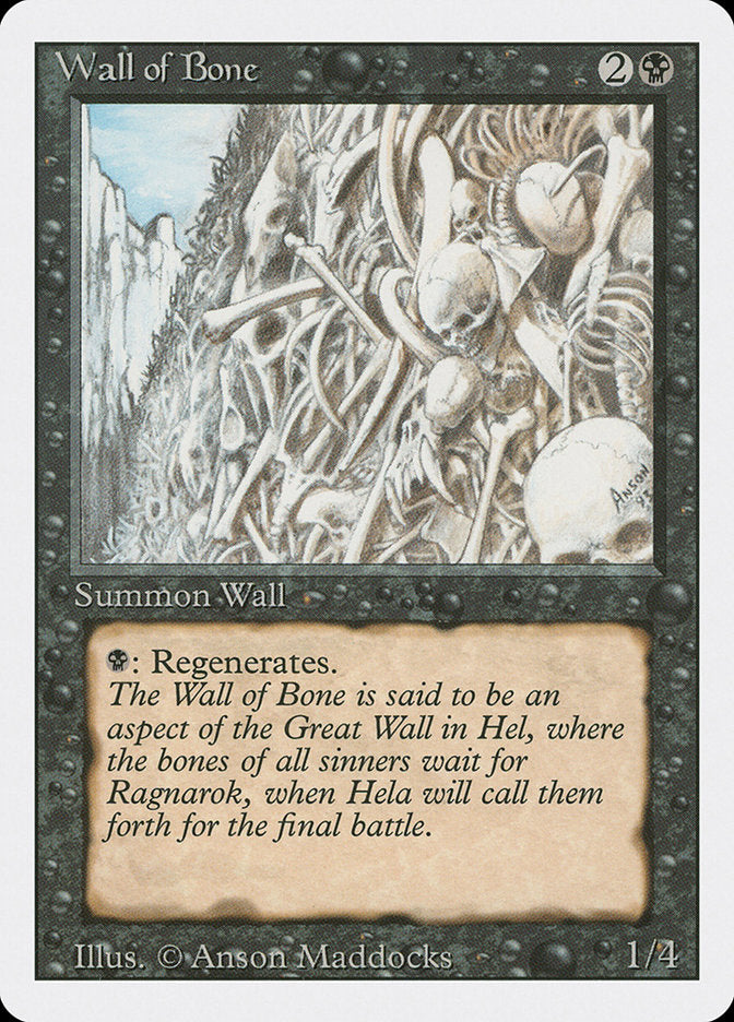 Wall of Bone [Revised Edition] | Webway Games