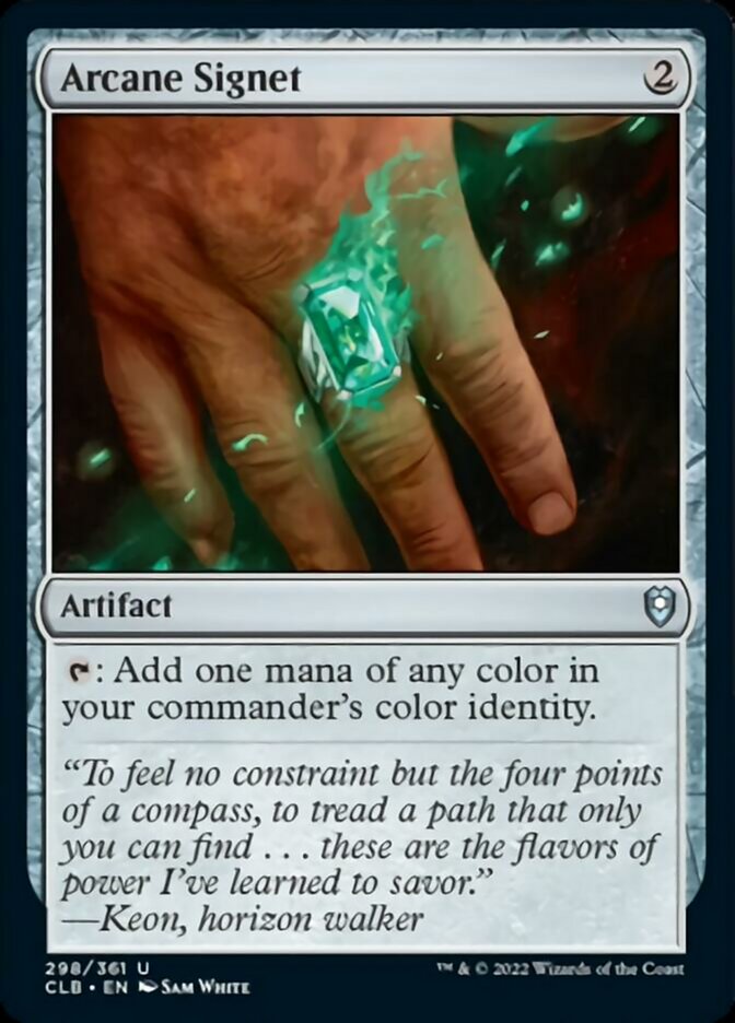 Arcane Signet [Commander Legends: Battle for Baldur's Gate] | Webway Games