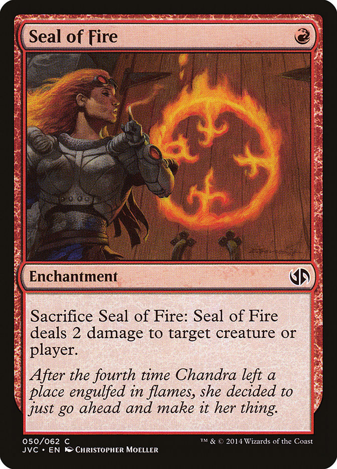 Seal of Fire [Duel Decks Anthology] | Webway Games