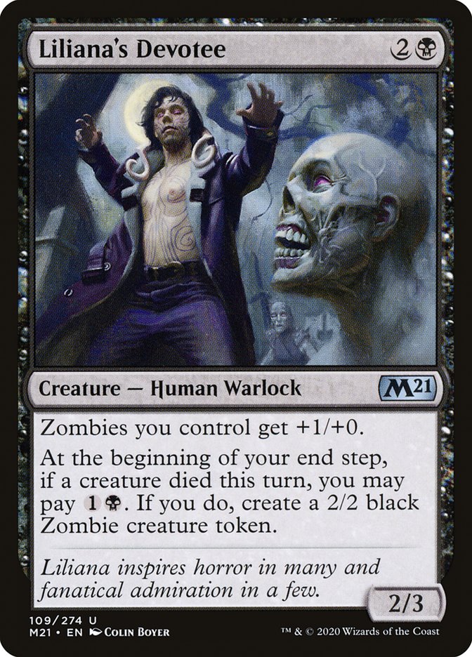 Liliana's Devotee [Core Set 2021] | Webway Games