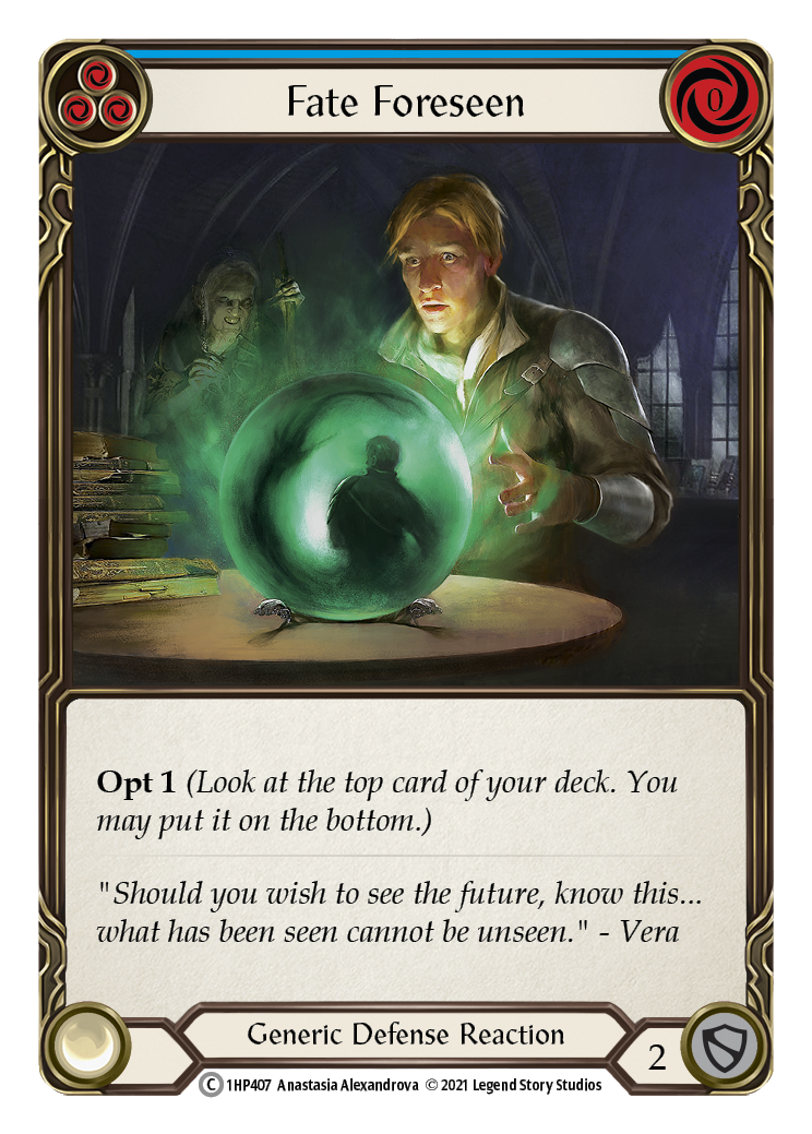 Fate Foreseen (Blue) [1HP407] | Webway Games