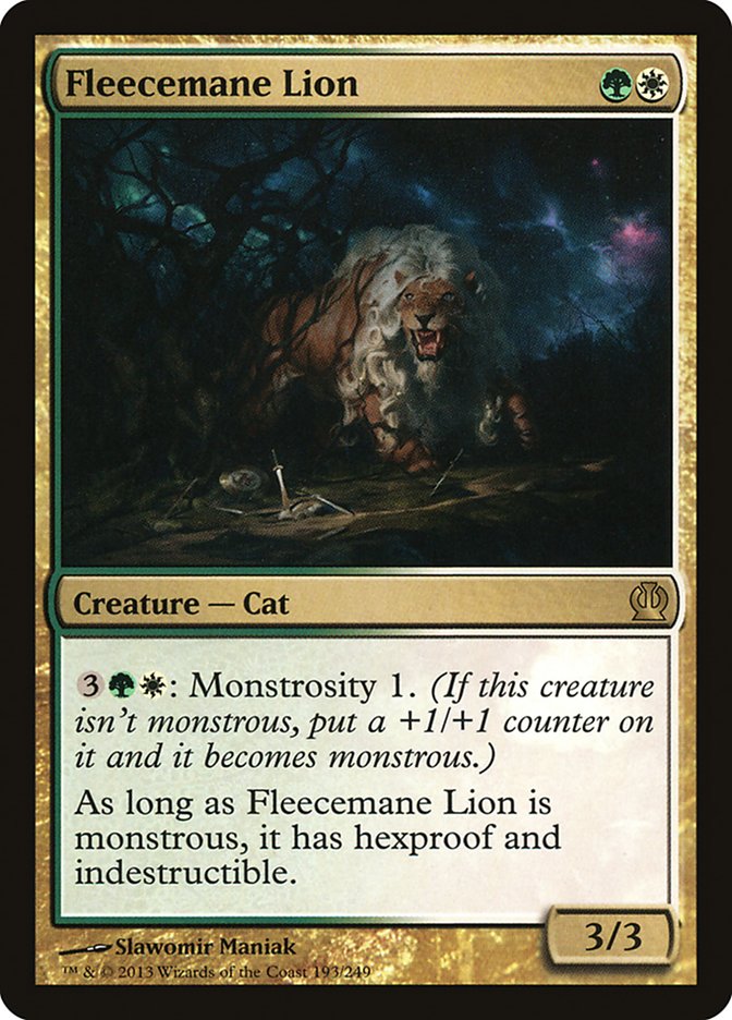 Fleecemane Lion [Theros] | Webway Games