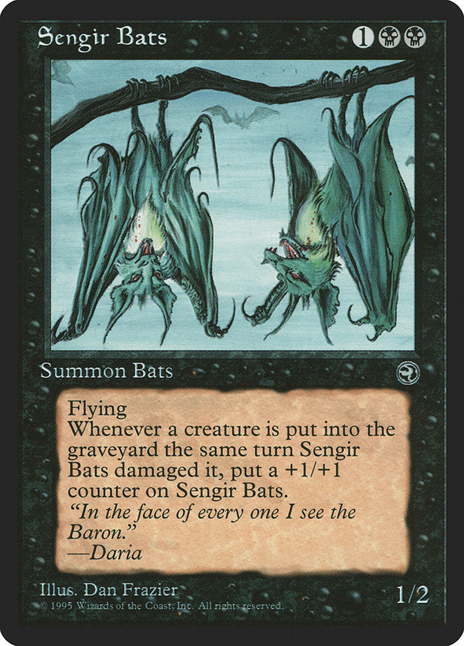 Sengir Bats (Daria Flavor Text) [Homelands] | Webway Games