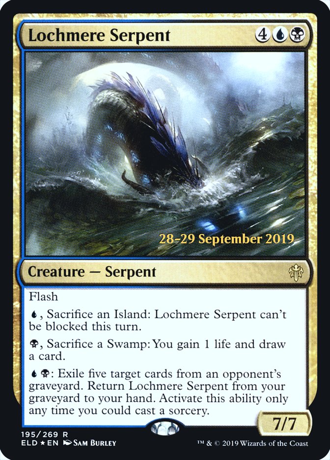 Lochmere Serpent  [Throne of Eldraine Prerelease Promos] | Webway Games