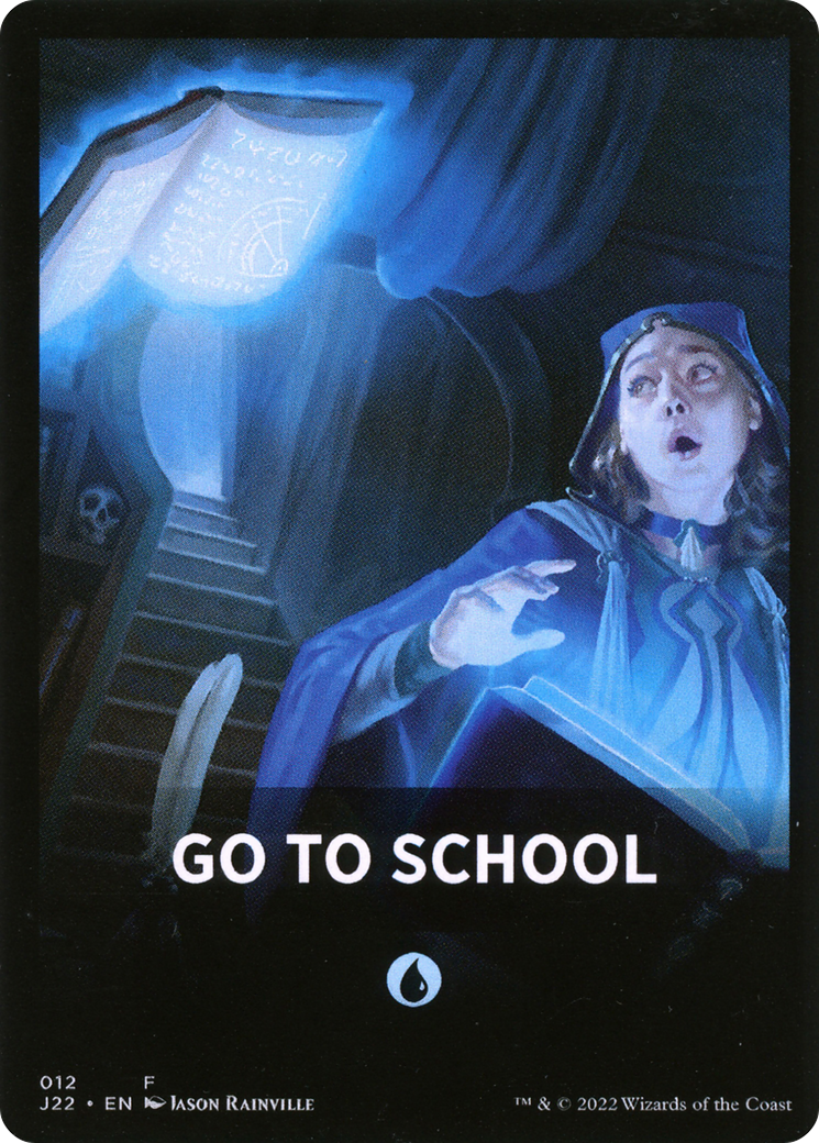 Go to School Theme Card [Jumpstart 2022 Front Cards] | Webway Games